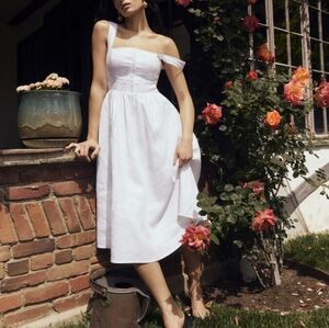 SOLD 🟥 Reformation Tagliatelle white dress